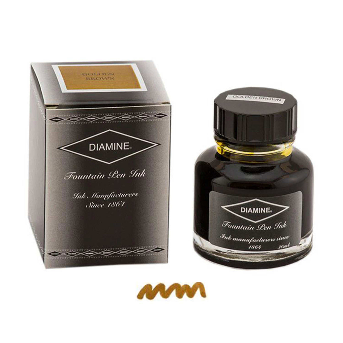 Diamine India Ink Bottle Golden Brown - 30ml