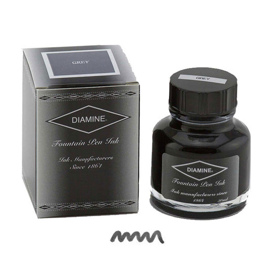 Diamine Grey Ink Bottle - 30ml