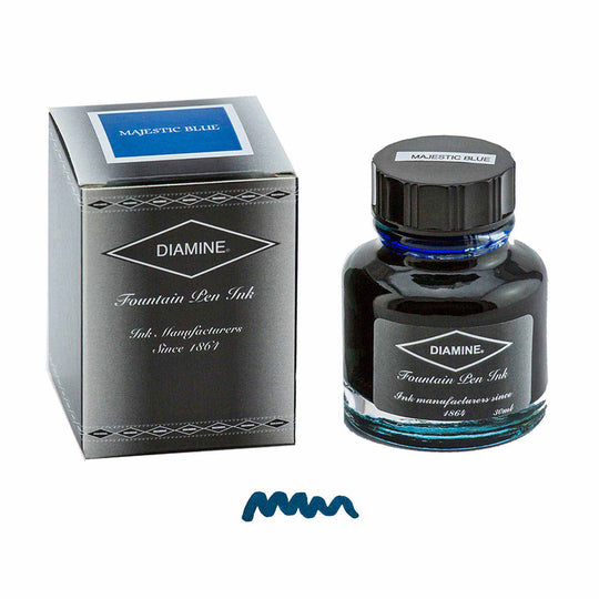 Diamine Majestic Blue Ink Bottle - 30ml