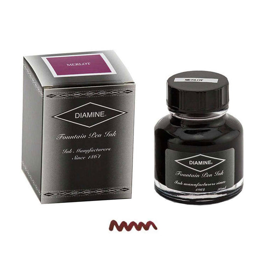 Diamine Merlot Ink Bottle - 30ml