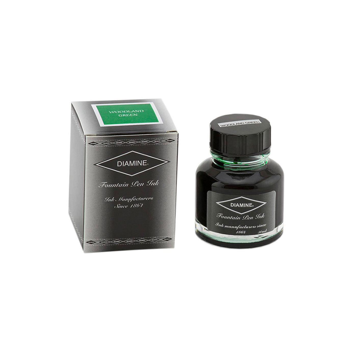 Diamine India Ink Bottle Woodland Green - 30ml