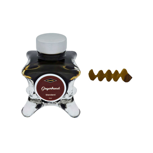 Diamine Inkvent Standard Ink Bottle, Gingerbread - 50ml