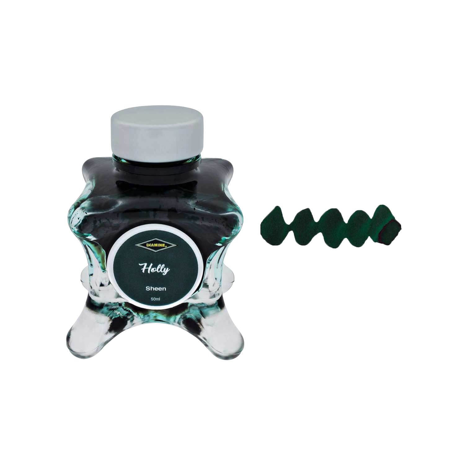 Diamine Inkvent Sheen Holly Ink - 50ml | Shop Online at Makoba|Diamine