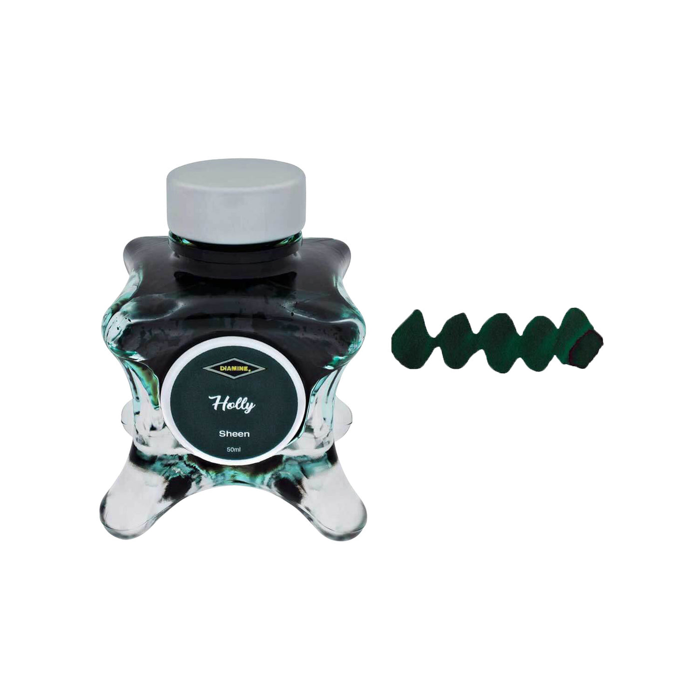 Diamine Inkvent Blue Edition Ink Bottle, Holy (Green) - 50ml