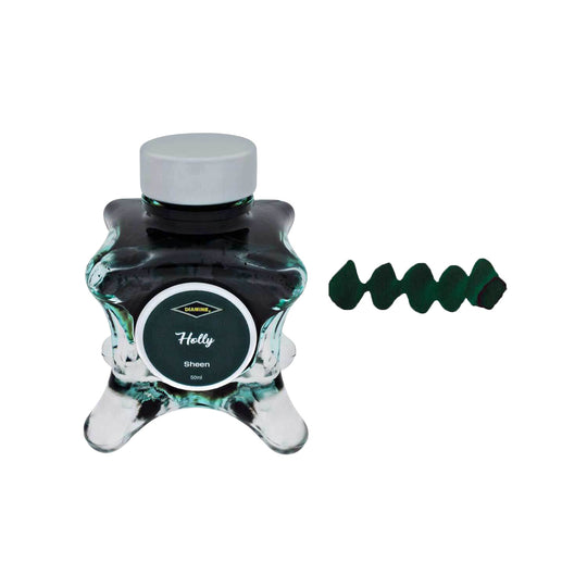 Diamine Inkvent Sheen Ink Bottle, Holly - 50ml