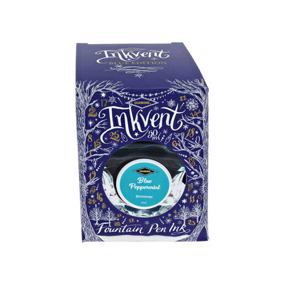 Diamine Inkvent Blue Edition Ink Bottle, Peppermint (Turquoise) - 50ml 2