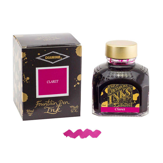 Diamine Claret Ink Bottle - 80ml
