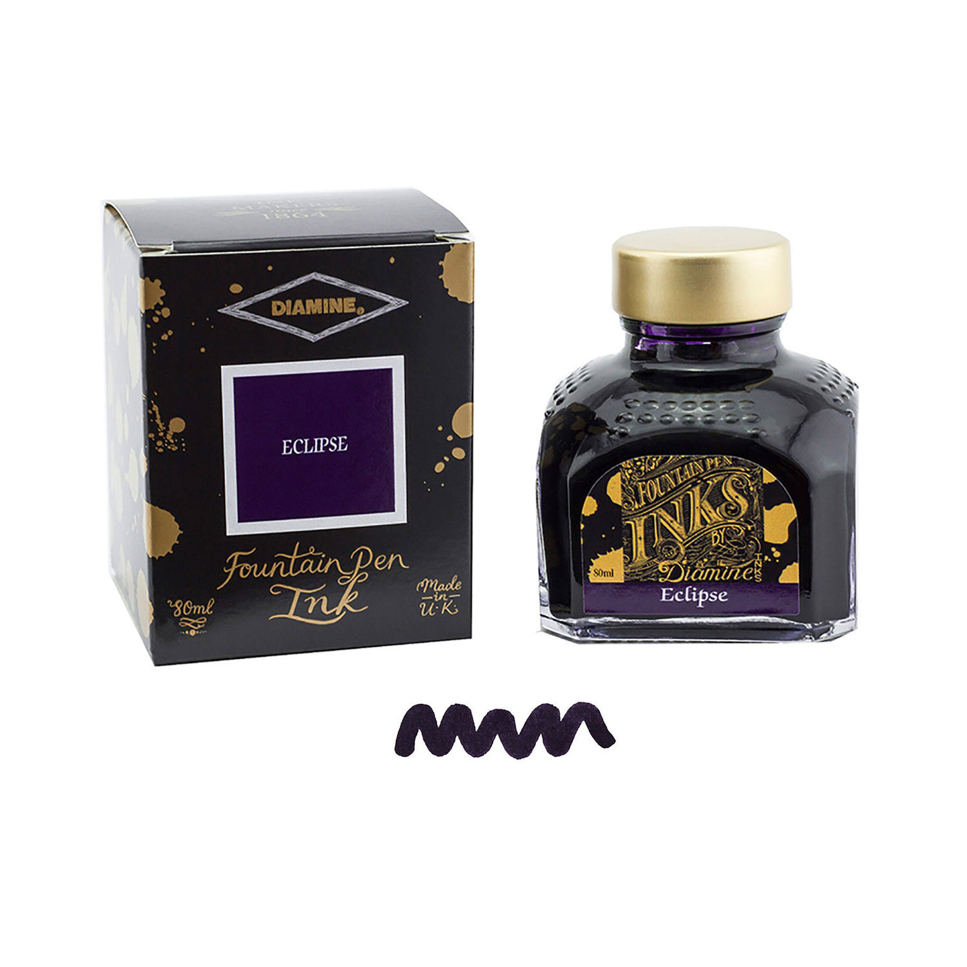 Diamine Standard Ink Bottle Eclipse Grey - 80ml