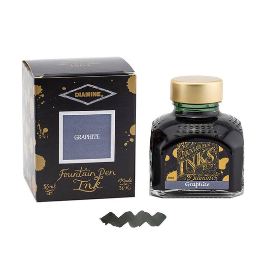 Diamine Graphite Ink Bottle - 80ml