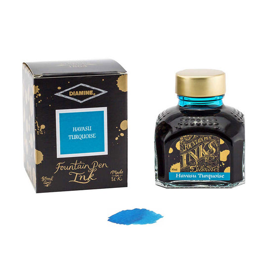 Diamine Havasu Turquoise Ink Bottle - 80ml