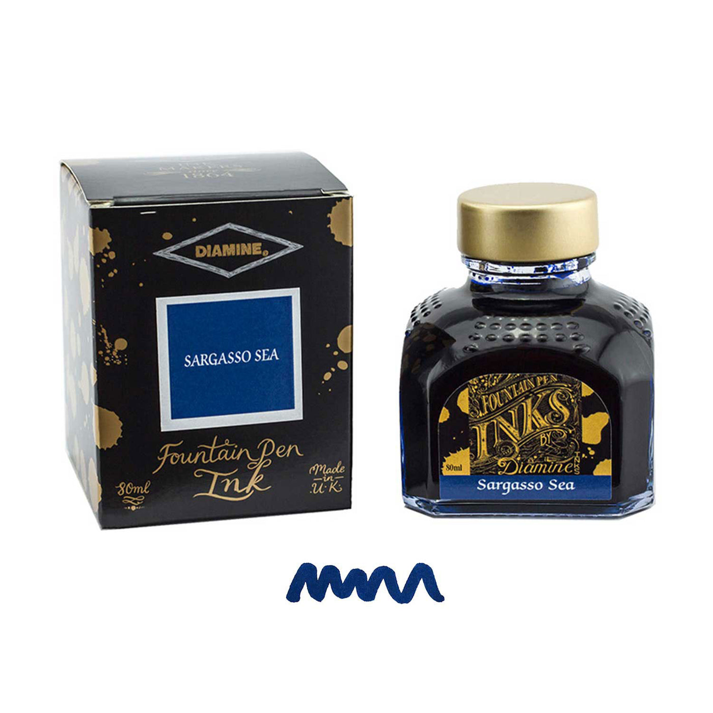 Diamine Standard Ink Bottle Sargasso Sea - 80ml