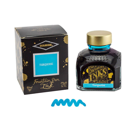 Diamine Turquoise Ink Bottle - 80ml