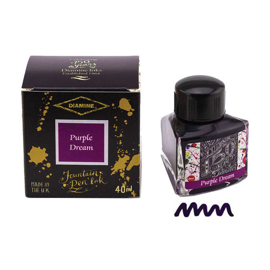 Diamine 150th Anniversary Ink Bottle, Purple Dream - 40ml