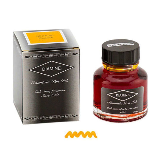Diamine Sunshine Yellow Ink Bottle - 30ml