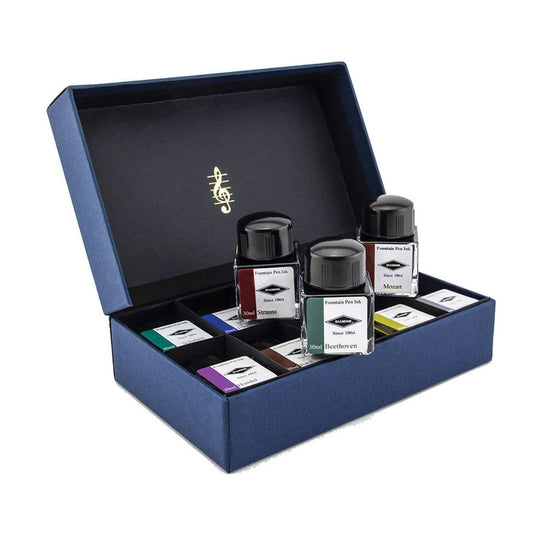 Diamine Set Of 10 Inks, Music (Assorted) - 30ml Each