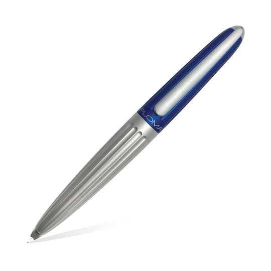 Diplomat Aero Ball Pen - Blue Silver