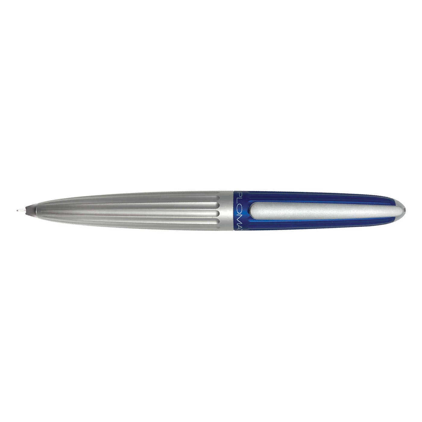 Diplomat Aero Ball Pen, Blue Silver 3