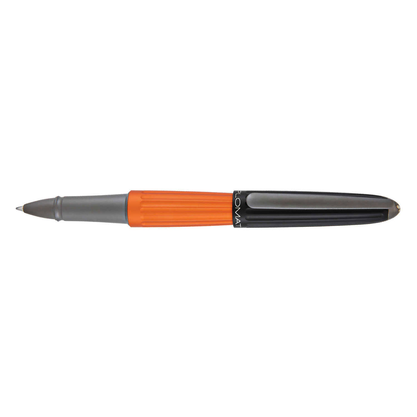 Diplomat Aero Roller Ball Pen - Black Orange 2