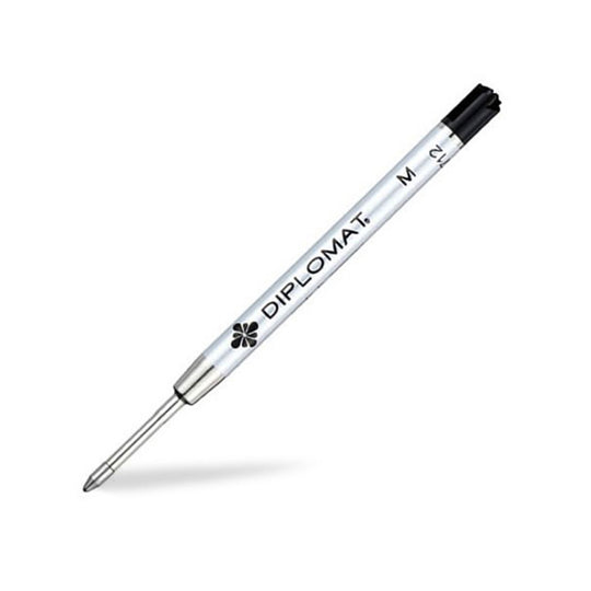 Diplomat Easyflow Ball Pen Medium Refill - Black