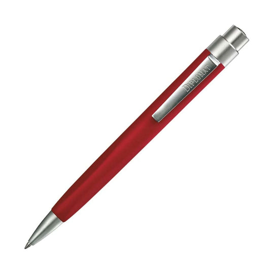 Diplomat Magnum Ball Pen - Soft Touch Red CT
