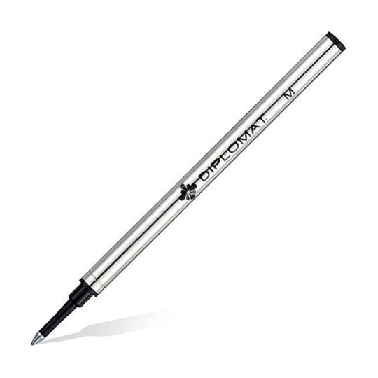 Diplomat Roller Ball Pen Medium Refill - Black