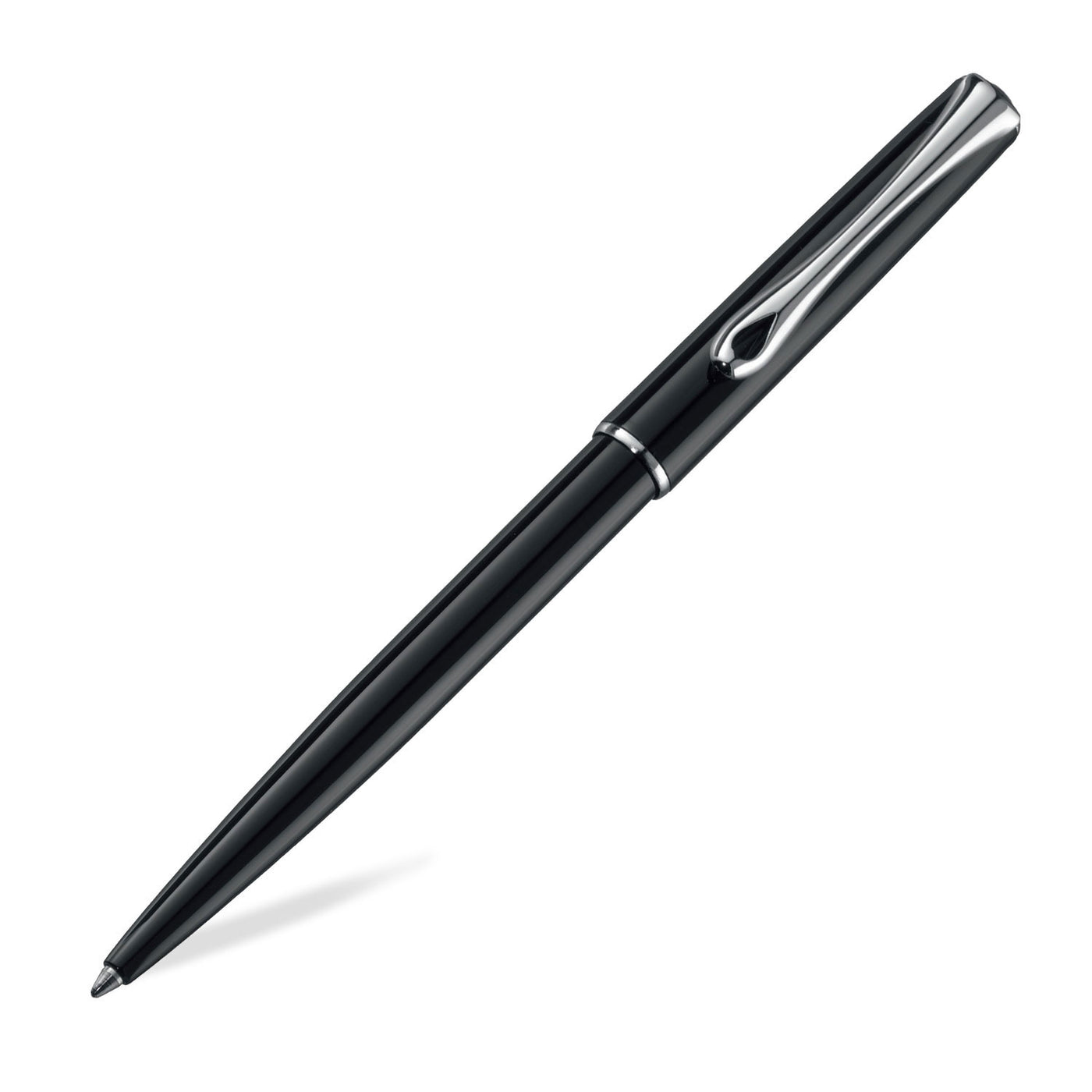 Diplomat Traveller Ball Pen - Black Lacquer CT 1