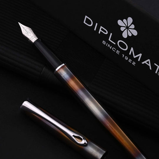 Diplomat Traveller Fountain Pen - Flame
