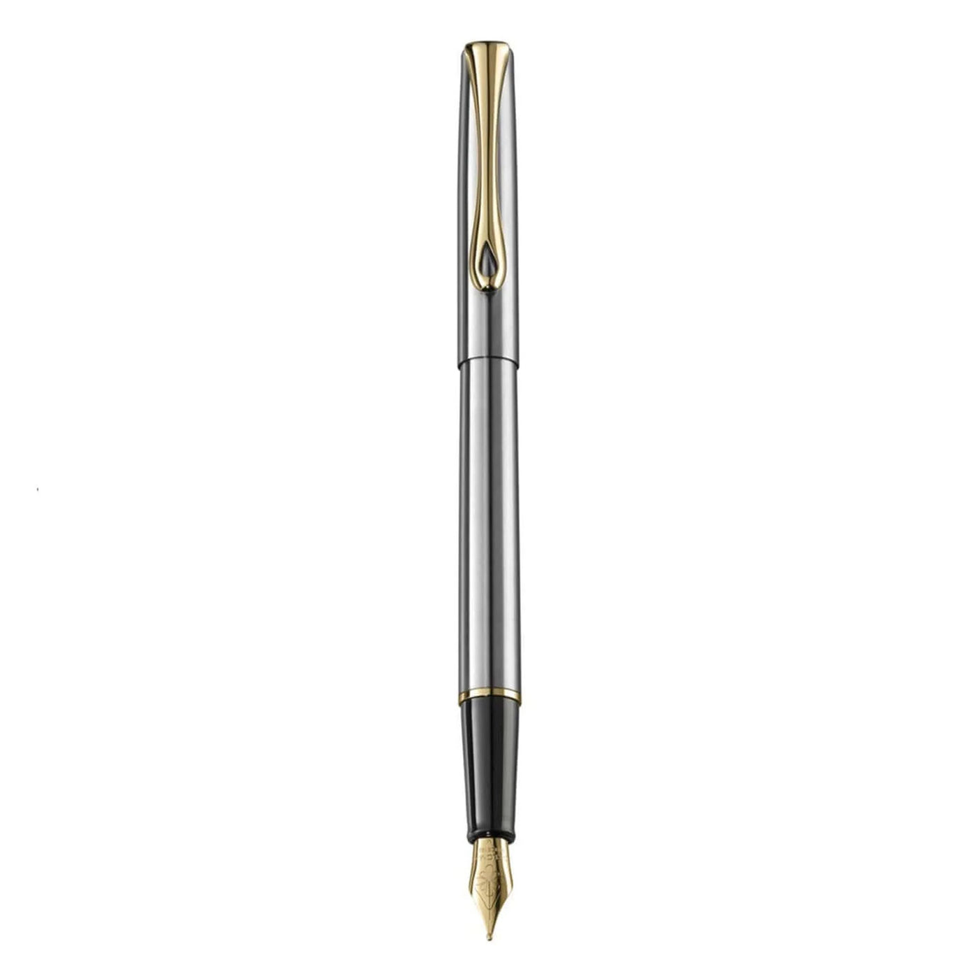 Diplomat Traveller Fountain Pen - Stainless Steel 2