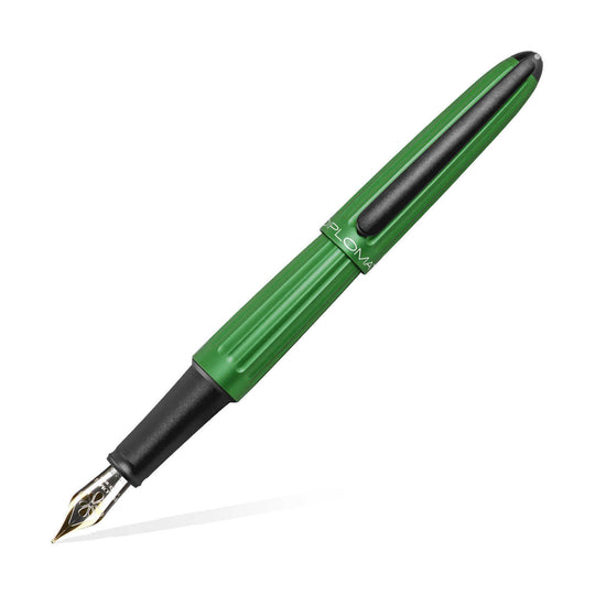 Diplomat Aero 14K Gold Fountain Pen - Green