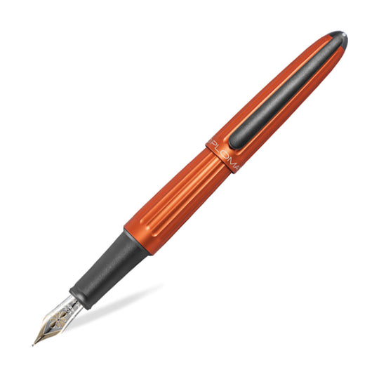 Diplomat Aero 14K Gold Fountain Pen - Orange