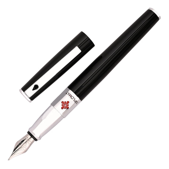 Diplomat CLR Fountain Pen - Black CT