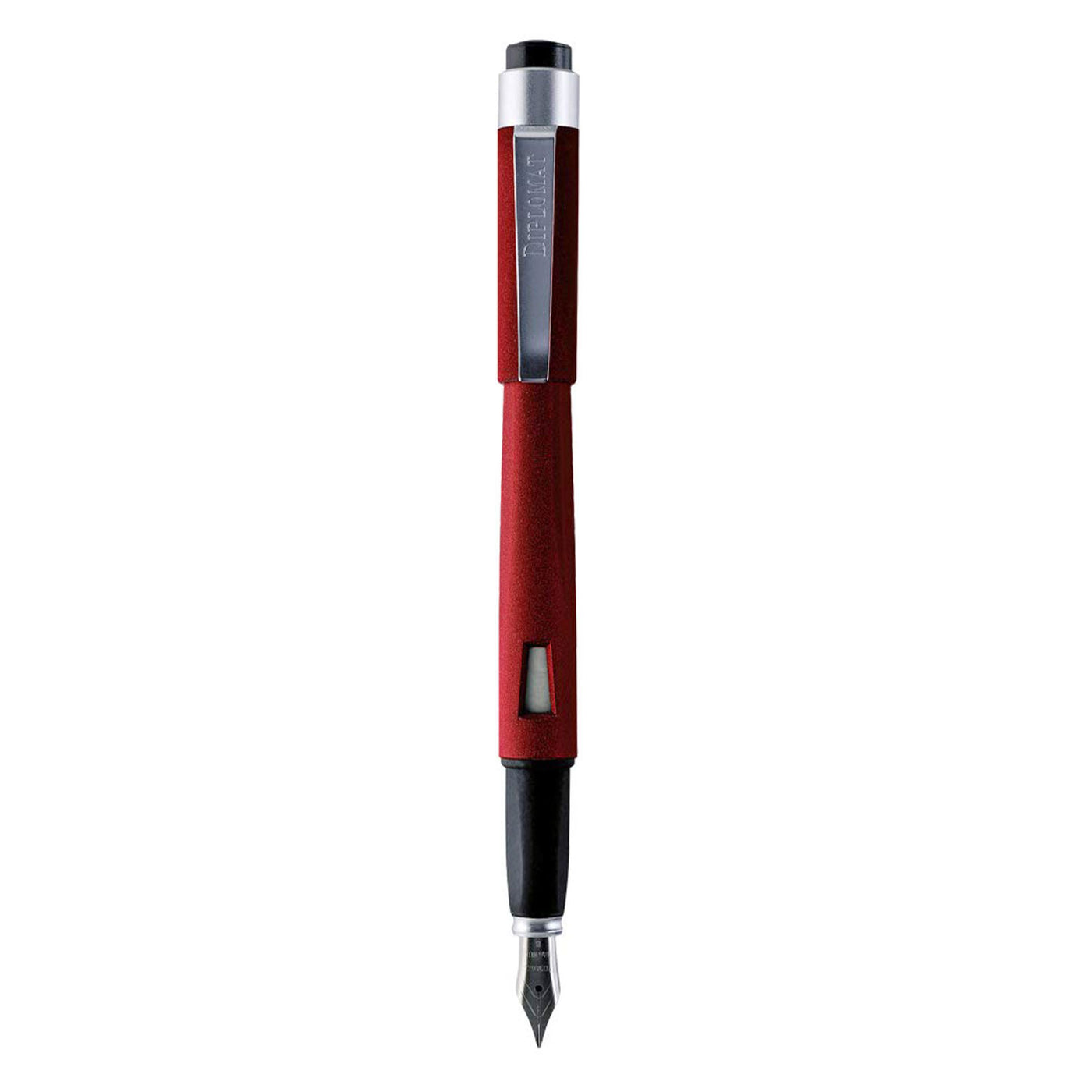 Diplomat Magnum Fountain Pen - Soft Touch Red 2