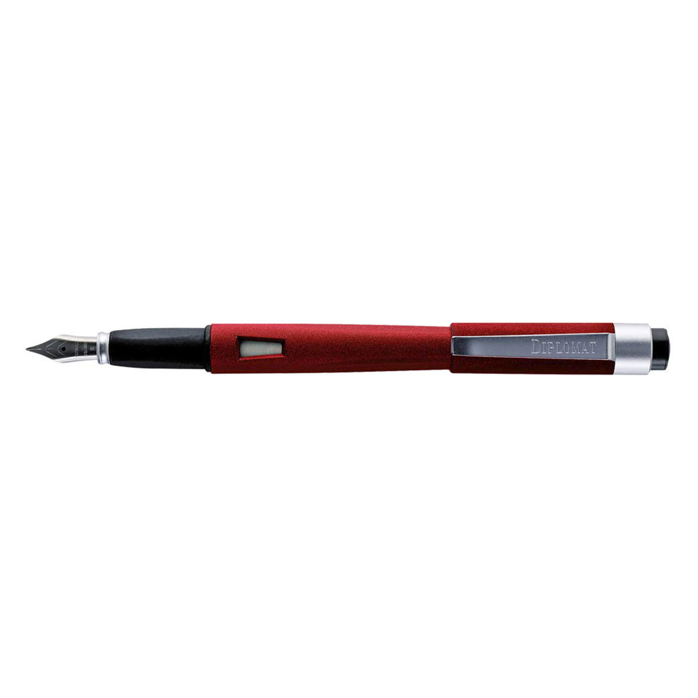 Diplomat Magnum Fountain Pen - Soft Touch Red 3