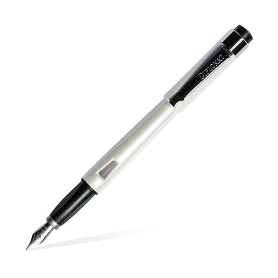 Diplomat Magnum Fountain Pen - Pearl White