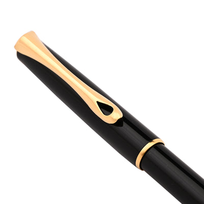 Diplomat Traveller Ball Pen - Black Lacquer GT 4