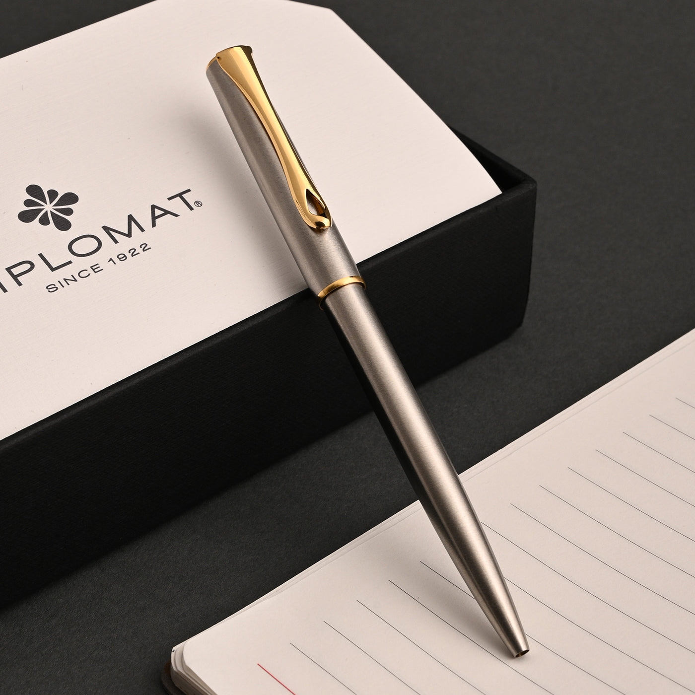 Diplomat Traveller Ball Pen Stainless Steel GT 5