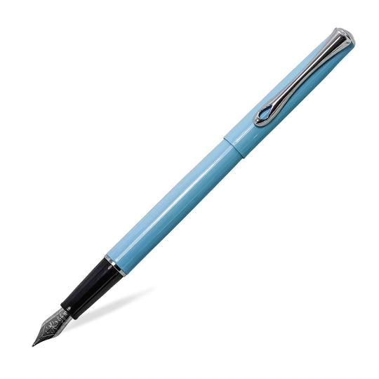 Diplomat Traveller Fountain Pen - Lumi Light Blue