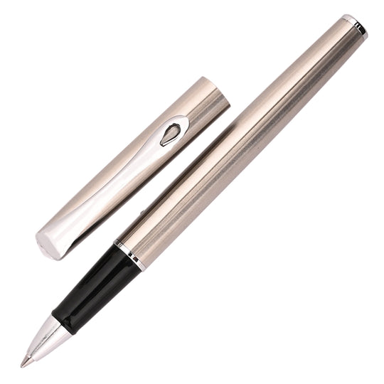 Diplomat Traveller Roller Ball Pen - Stainless Steel CT