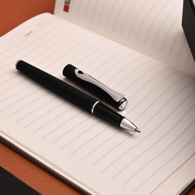 Diplomat Traveller Roller Ball Pen - Lapis Black CT 7