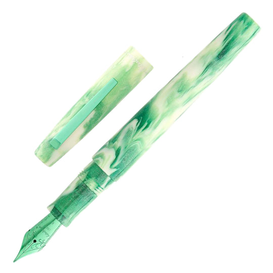 Esterbrook Camden Northern Lights Fountain Pen - Icelandic Green PVD (Limited Edition)