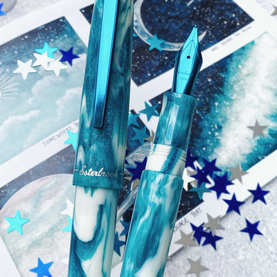 Esterbrook Camden Northern Lights Fountain Pen - Manitoba Blue (Limited Edition) 4