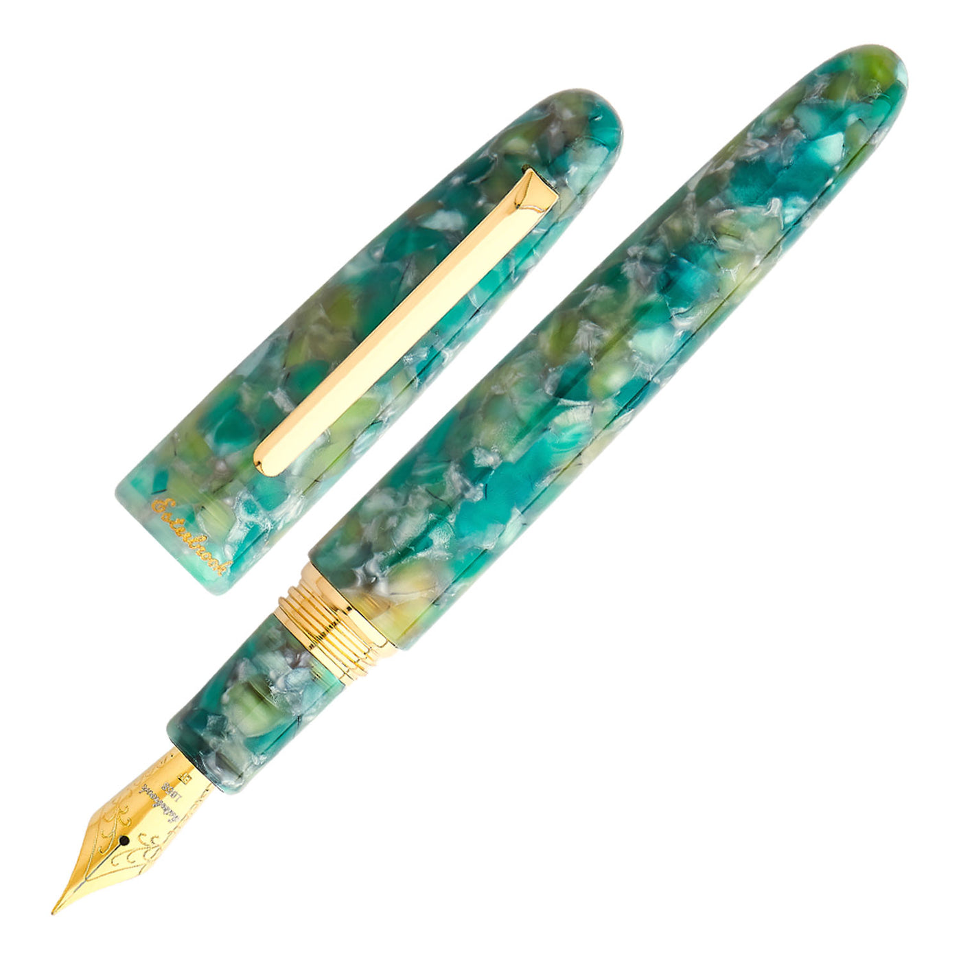 Esterbrook Estie Oversize Fountain Pen - Sea Glass GT 1