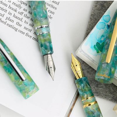 Esterbrook Estie Regular Fountain Pen - Sea Glass GT 7