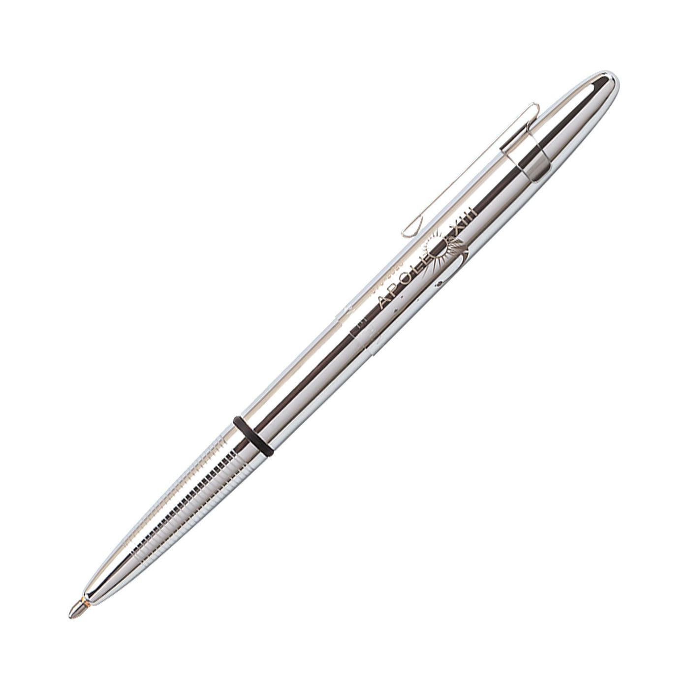 Fisher Space Apollo 13 50TH Anniversary Bullet Space Ball Pen Chrome With Chrome Clip 1