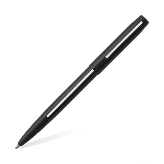 Fisher Space Cap-O-Atic Space Ball Pen, Matte Black White
