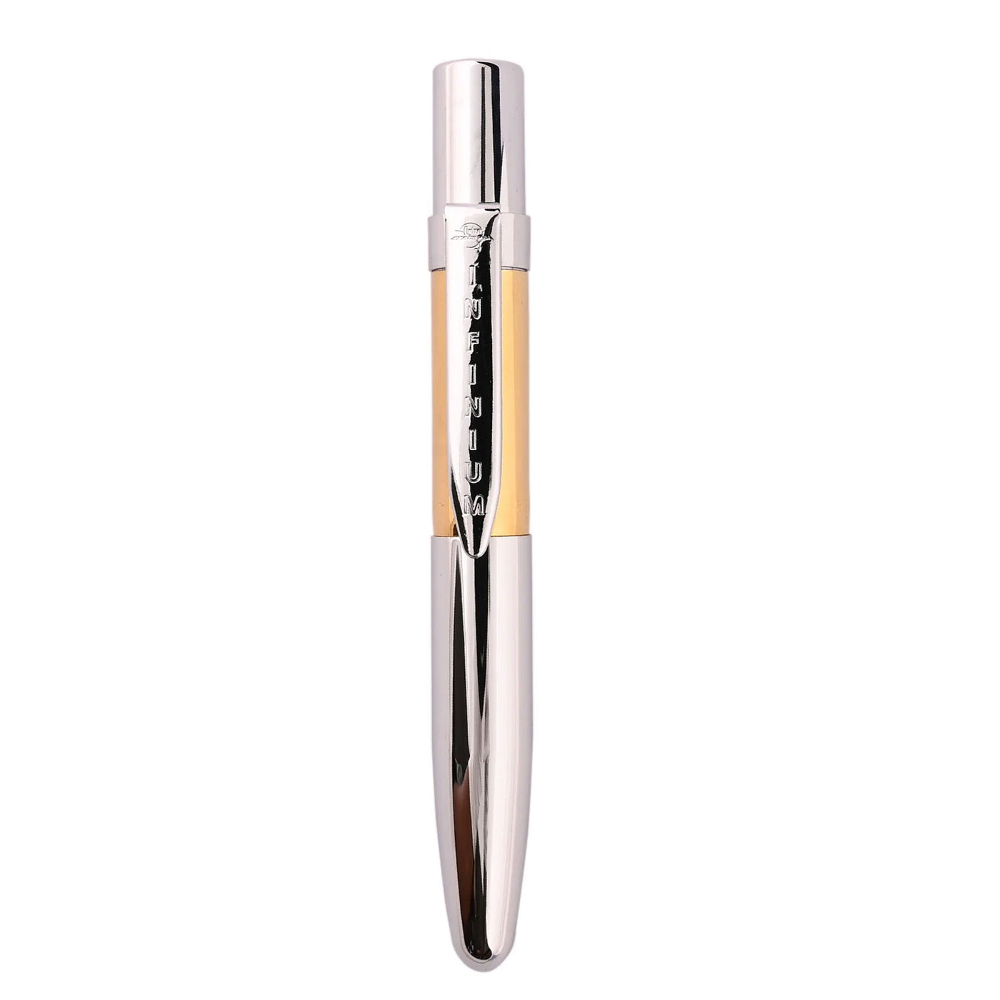 Fisher Space Infinium Ball Pen with Black Ink - Gold Titanium & Chrome 5