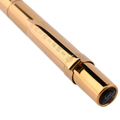Fisher Space Infinium Ball Pen with Blue Ink - Gold Titanium