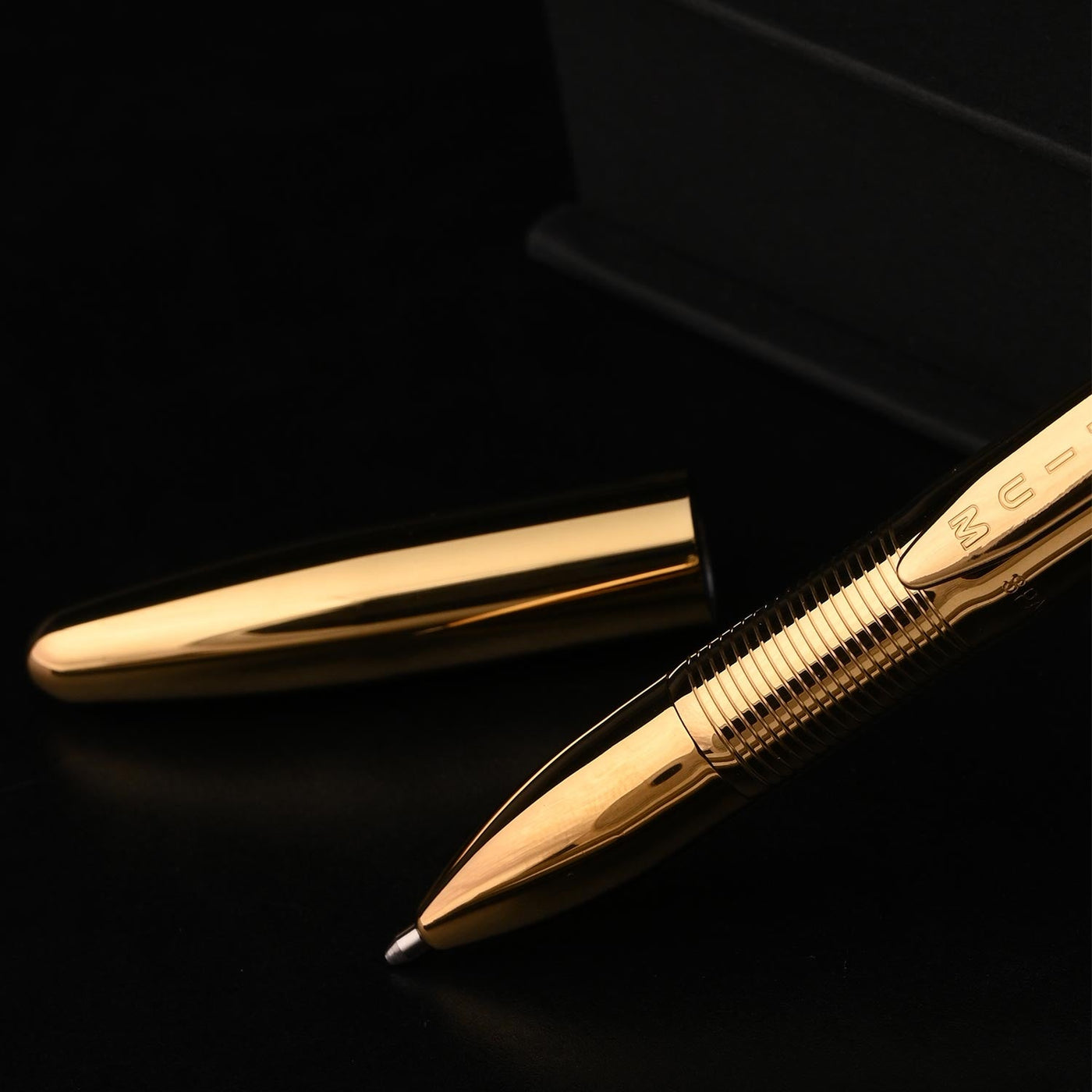 Fisher Space Infinium Ball Pen with Black Ink - Gold Titanium 12