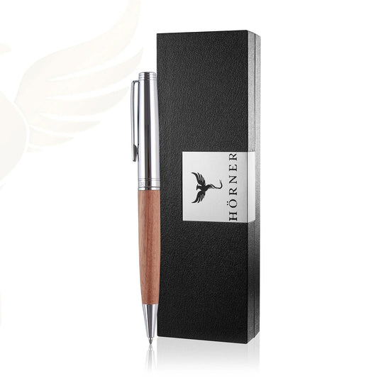 Horner Legno Ball Pen, Rosewood Chrome