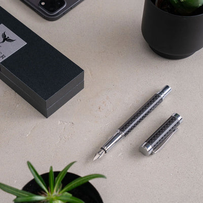 Horner One Fountain Pen Carbon - Steel Nib 8